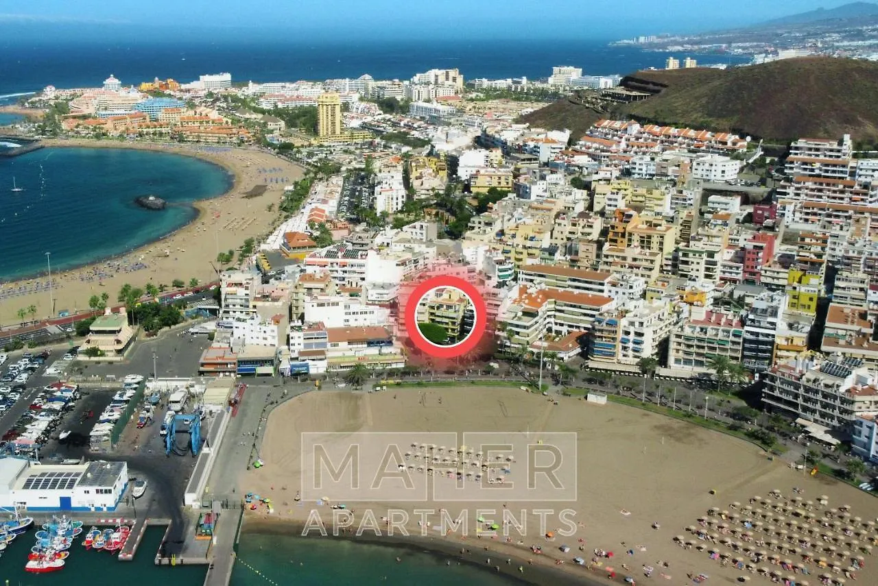 Cozy Main Square And Beachfront 3-Bedrooms Apartment Los Cristianos  Spain