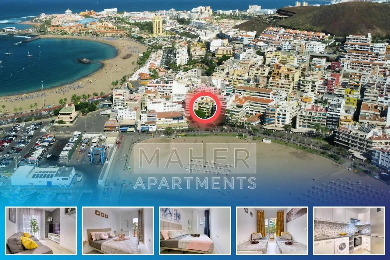 Cozy Main Square And Beachfront 3-Bedrooms Apartment Los Cristianos   Los Cristianos (Tenerife)